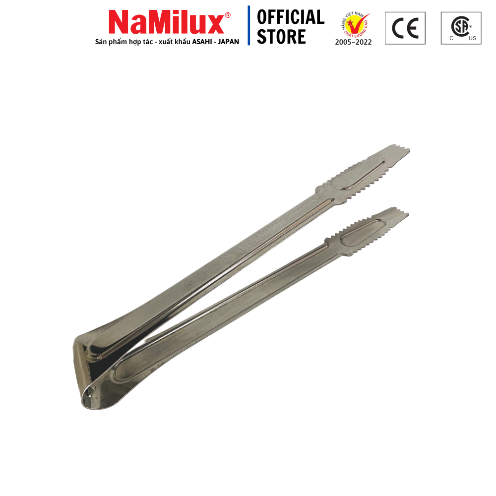 Kẹp Gắp Thức Ăn Thịt Nướng - Dụng Cụ Gắp Thực Phẩm Bằng Inox Cao Cấp  NaMilux - Hàng Chính Hãng