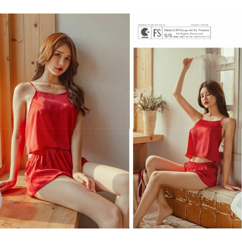 Váy Ngủ 2 Dây Lua Đẹp Sexy