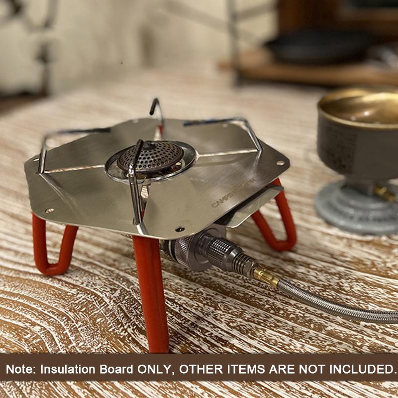 Tấm Cách Nhiệt Bếp Ga Bằng Thép Không Gỉ Campingmoon