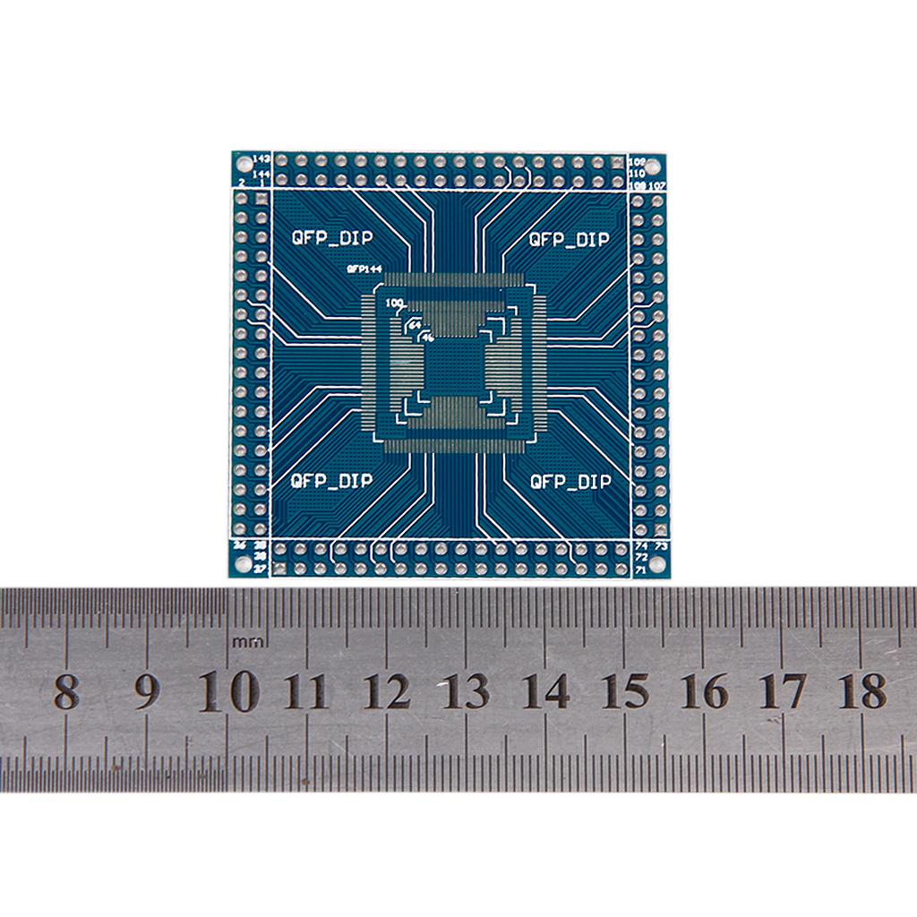 QFP 32-144 Pin Dip Switch Via Double-sided Pin Board