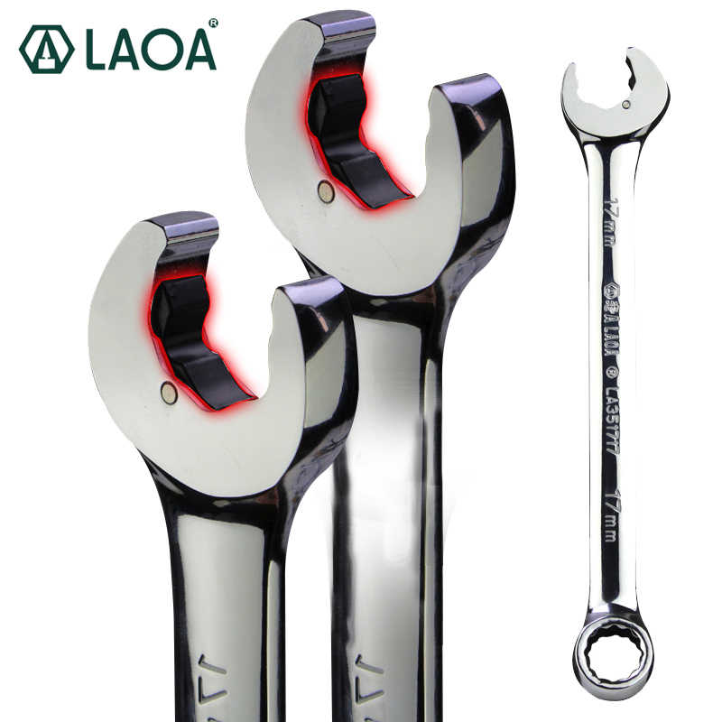 Cờ lê vòng miệng ratchet LAOA, thép Cr-V chất lượng cao, hàng chính hãng