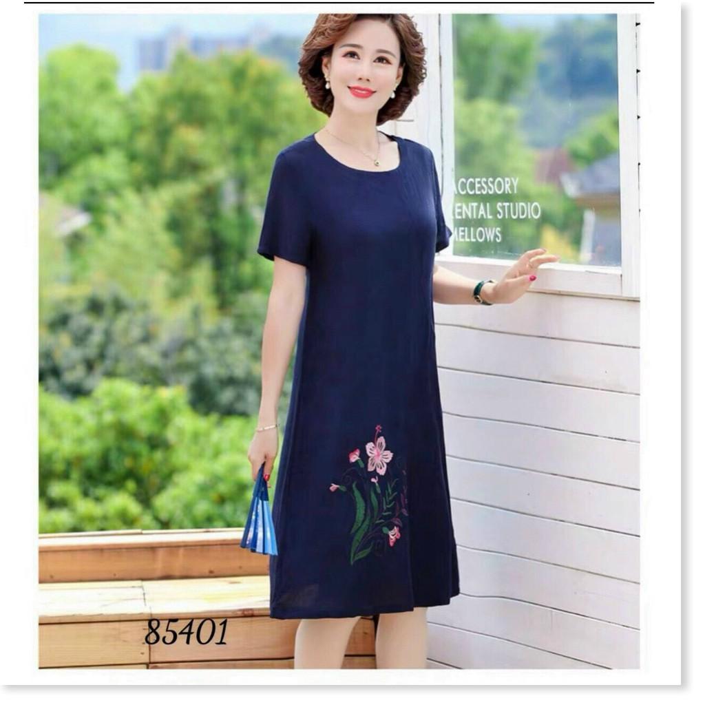 ĐẦM THÊU HOA,HỌA TIẾT TRƠN NHƯNG KHÔNG KẾM PHẦN SANG TRỌNG MẪU MỚI NHẤT HIỆN NAY