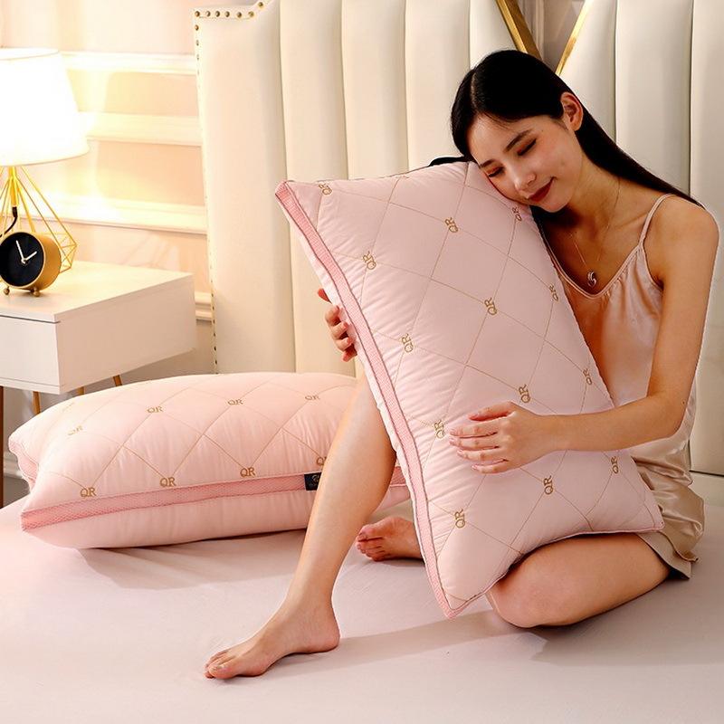 Bán 48*74Cm Dày Gối Lông Vũ Xuống Nhung Ruột Gối Bộ Chăn Ga Đồng Màu Gối Bên Trong Khách Sạn phòng Ngủ Trang Trí Nhà