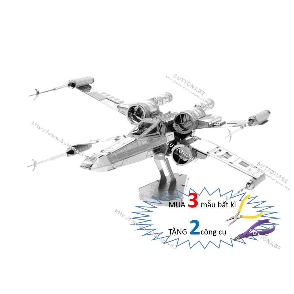 Mô Hình Lắp Ráp 3d Phi Thuyền Vũ Trang X-Wing T-65B