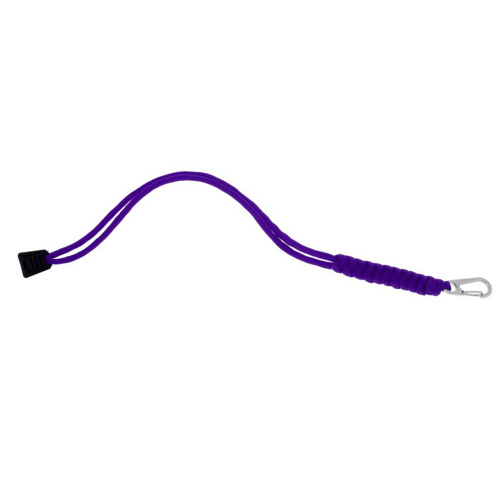 2-4pack Outdoor Emergency Kit Paracord Key Chain Rope Cord Lanyard Carabiner