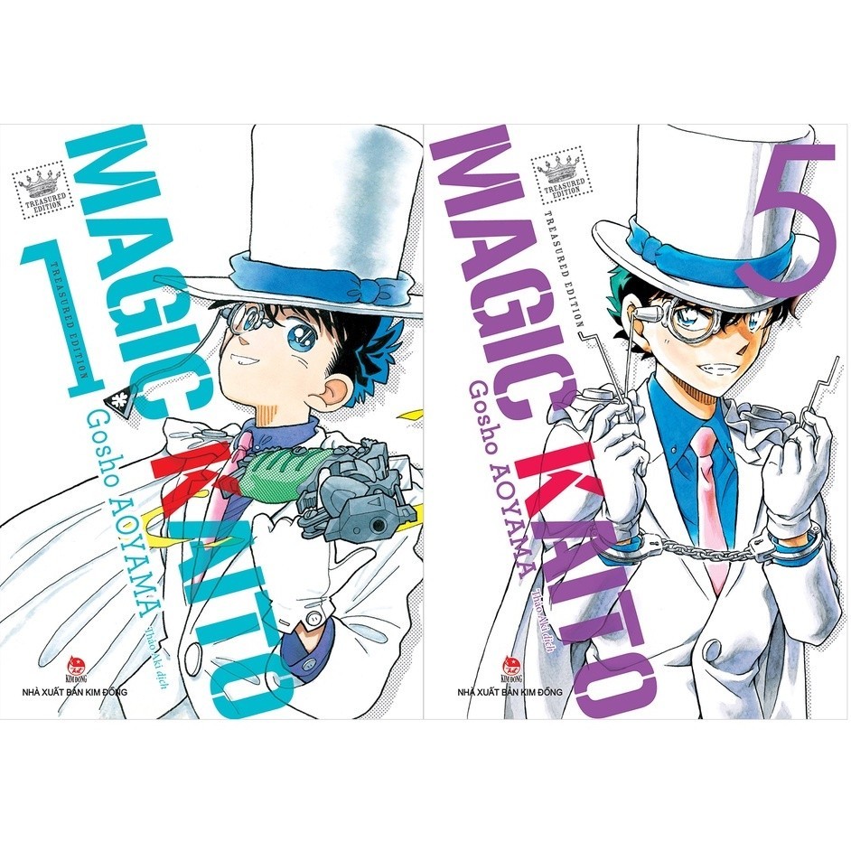 Combo 5 cuốn Magic Kaito (Tập 1 đến tập 5) (Tái Bản 2022)