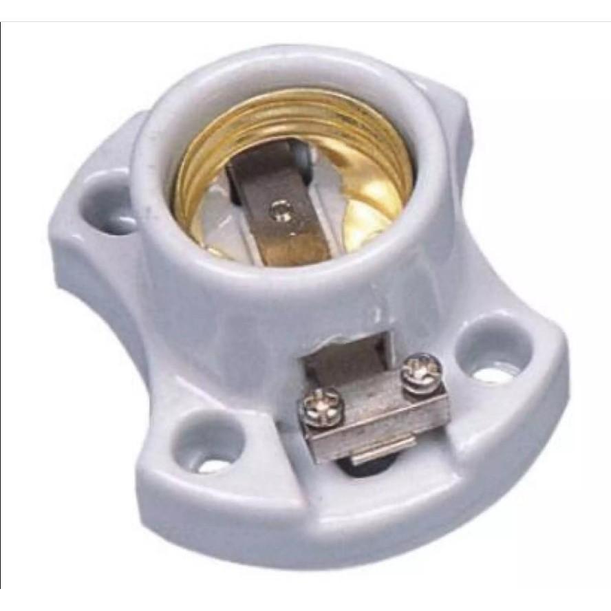 Đui đèn FE26/27 bằng sứ cao cấp