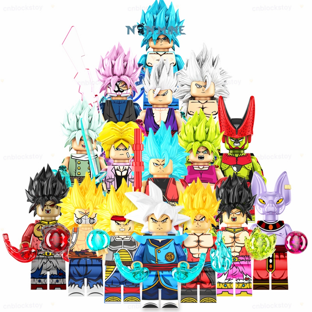 Minifigures Dragon Ball 7 Viên Ngọc Rồng Lắp Ráp Mô Hình Nhân Vật Hoạt Hình Truyện Tranh KF6181A KF6182A