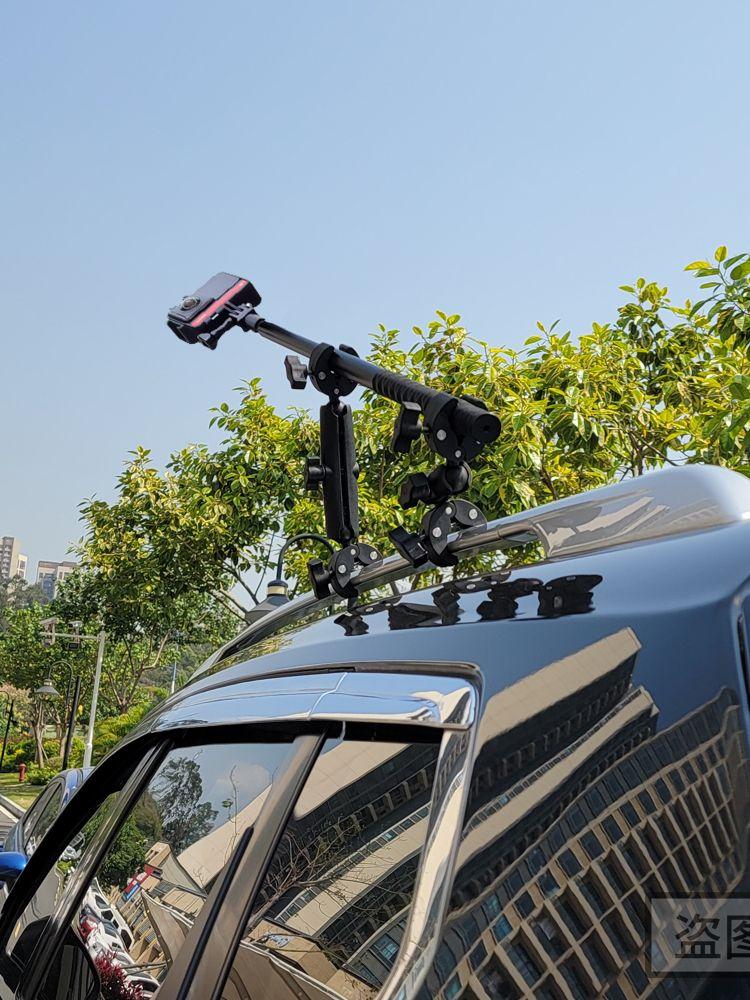 TUYU Xe Đạp Xe Máy Gậy Selfie Vô Hình Monopod Tay Lái Gắn Giá Đỡ Cho GoPro Max 10 DJI Insta360One X2 X3 R Phụ Kiện