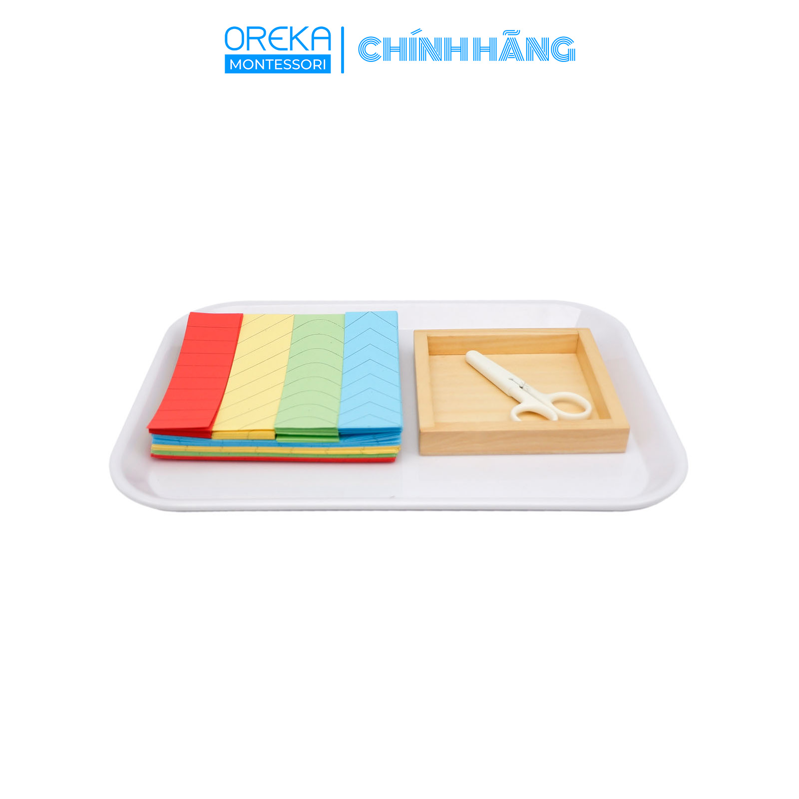 Bộ giáo cụ Oreka Montessori Cắt giấy