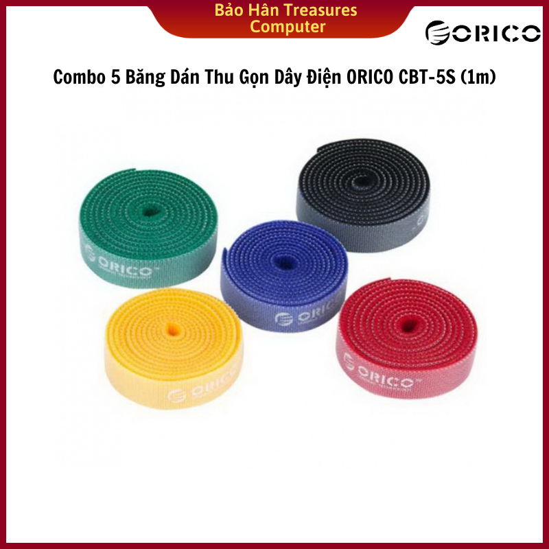 Bộ 5 dây quấn cáp đa năng ORICO CBT-5S - Hàng chính hãng