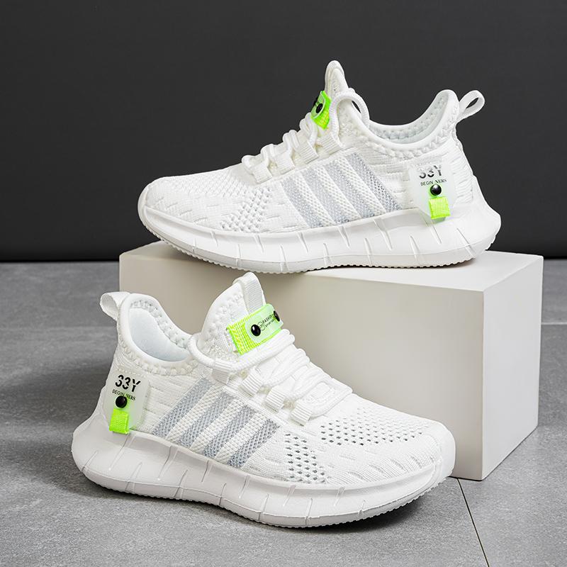 Size 26-38 Trẻ Em Giày Thoáng Khí Trẻ Em Chạy Bộ Nhẹ Thoáng Khí Giày Tập Giày Trẻ Em Bé Trai Color: black Shoe Size: 32