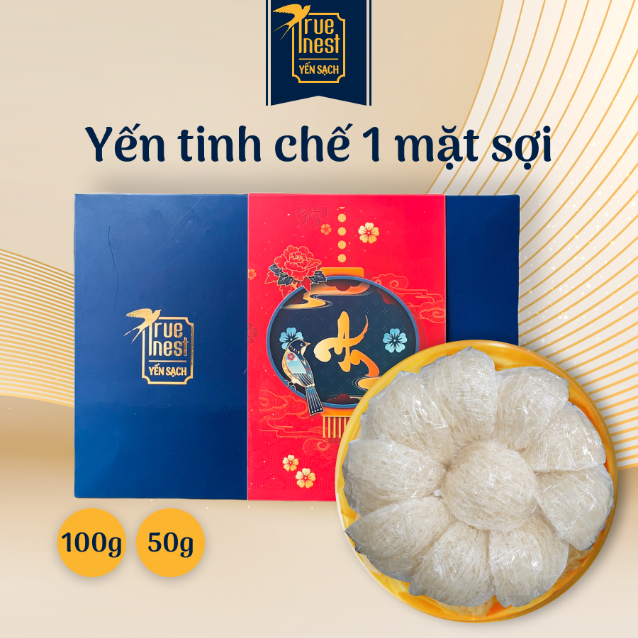 Tổ yến sào tinh chế True Nest - 1 mặt sợi