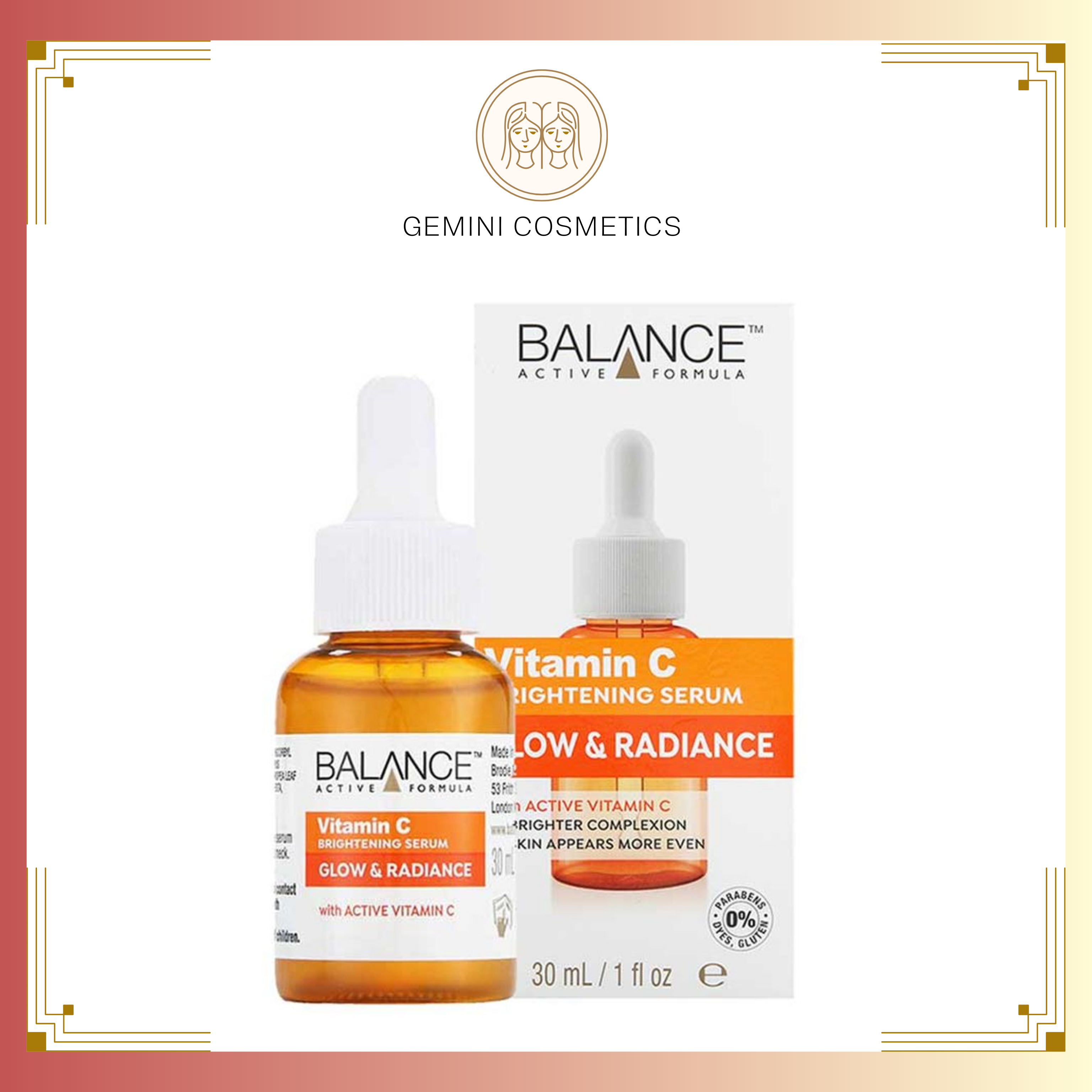 Serum trắng da mờ thâm Balance Active Formula Vitamin C  (30ml)