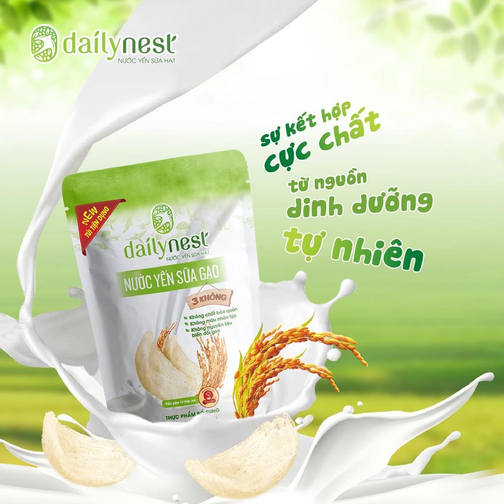 Hộp 10 túi Nước Yến Sữa Hạt Dailynest (10 túi x 120ml)