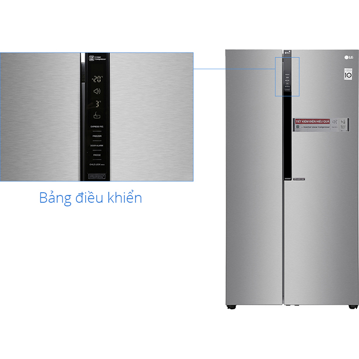 Tủ lạnh LG Inverter 613 lít GR-B247JDS