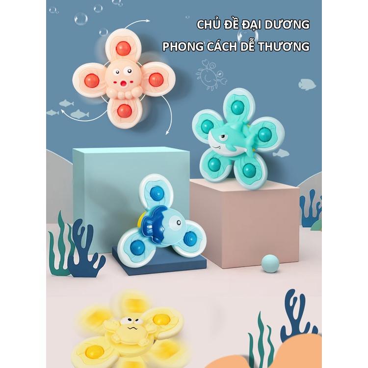 Đồ Chơi Con Quay Spinner Dán Tường Đại Dương - Chong Chóng Dính Tường Dễ Thương Cho Bé