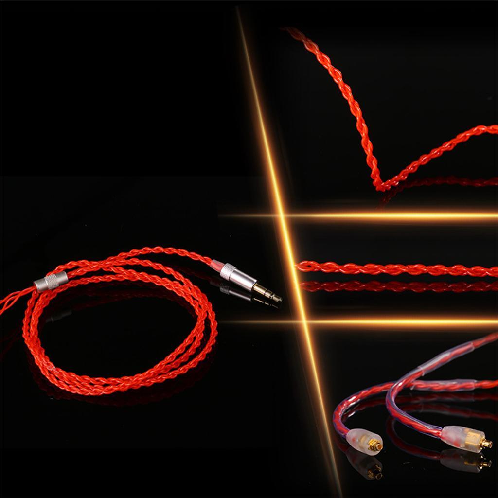 Glod Plated Cable for Shure SE215 SE535 UE900 Earphone Replacement