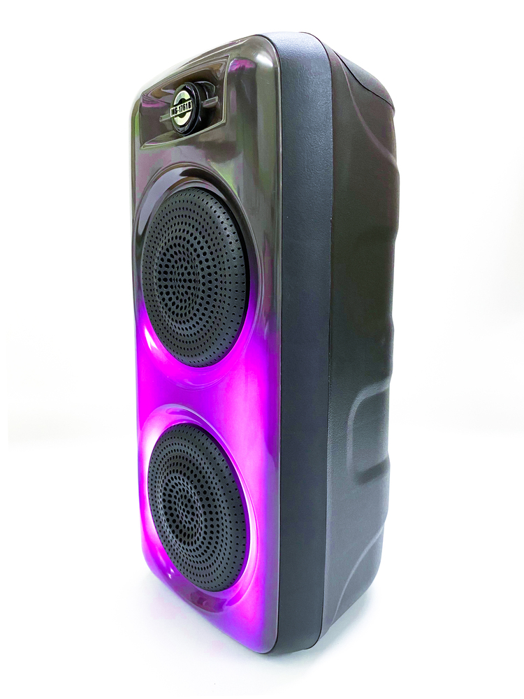 Loa Bluetooth MS-1761BT với đèn led RGB âm thanh bass mạnh tích hợp khe cắm thẻ nhớ, USB và có thể karaoke