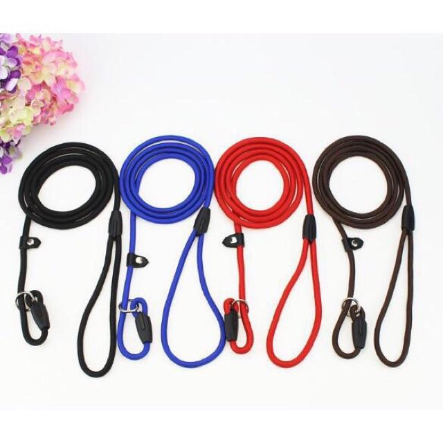 Dây dắt vải dù bện tròn chống giằng kéo dành cho chó