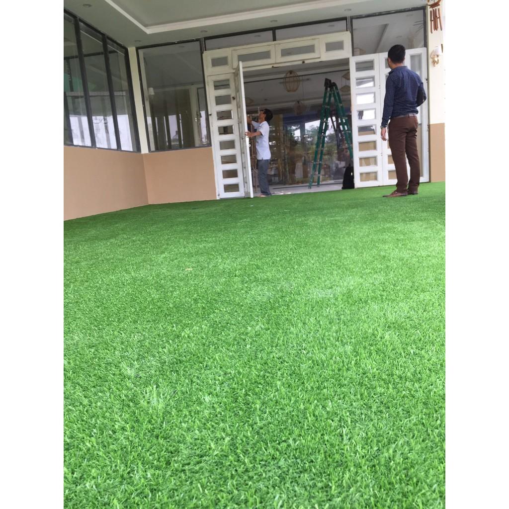 Cỏ Thảm Trải Sàn Treo Tường Cỏ Nhân Tạo Sân 2cm