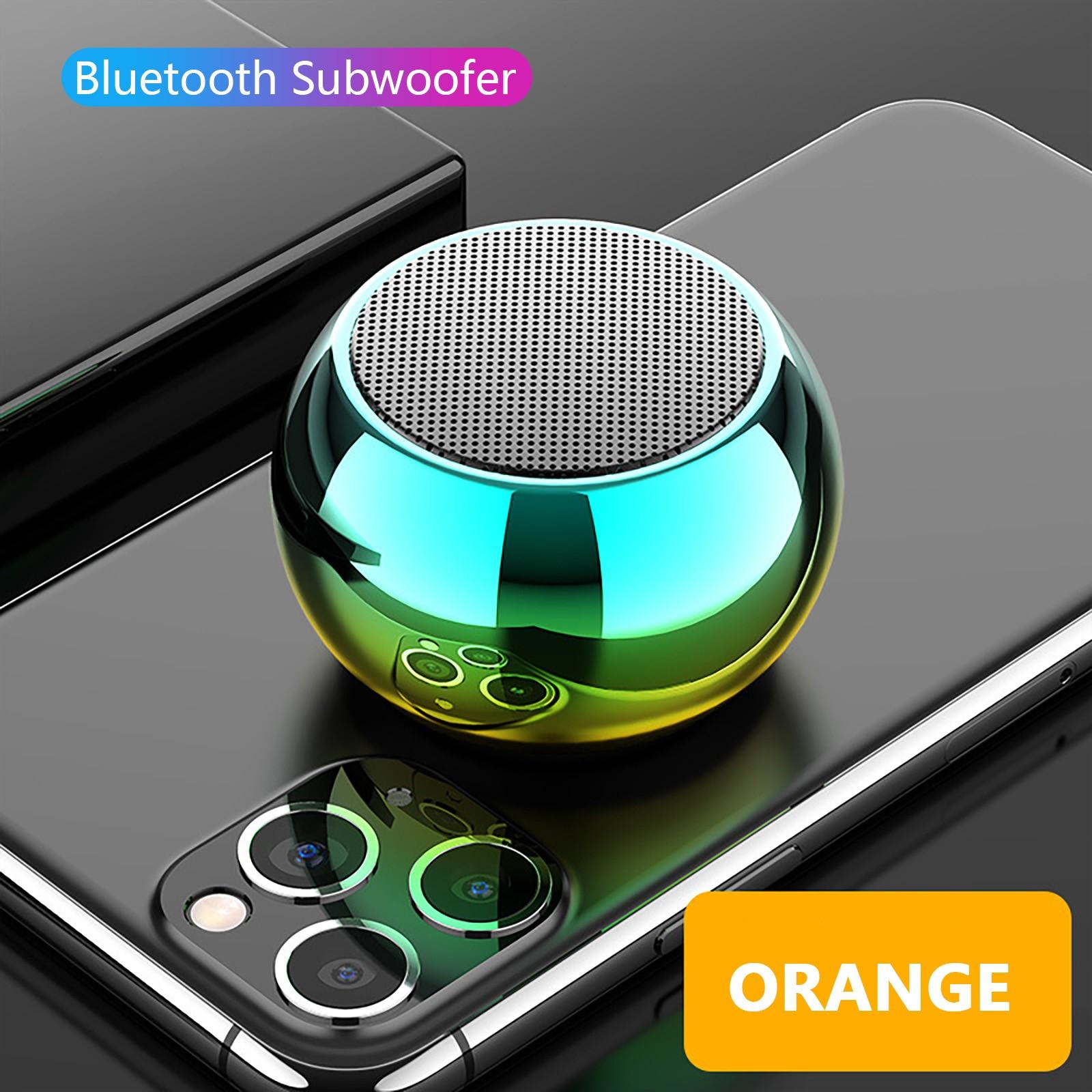 Miễn phí Vận Chuyển M3 Mạ Điện Mini Di Động Dòng T-ws Thép Nhỏ C-annon Loa Bluetooth Không Dây Di Động Không Dây Màu sắc: Tím