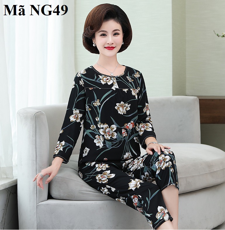 Bộ Đồ Mặc Nhà Cho Người Trung Niên, Người Lớn Tuổi NG49