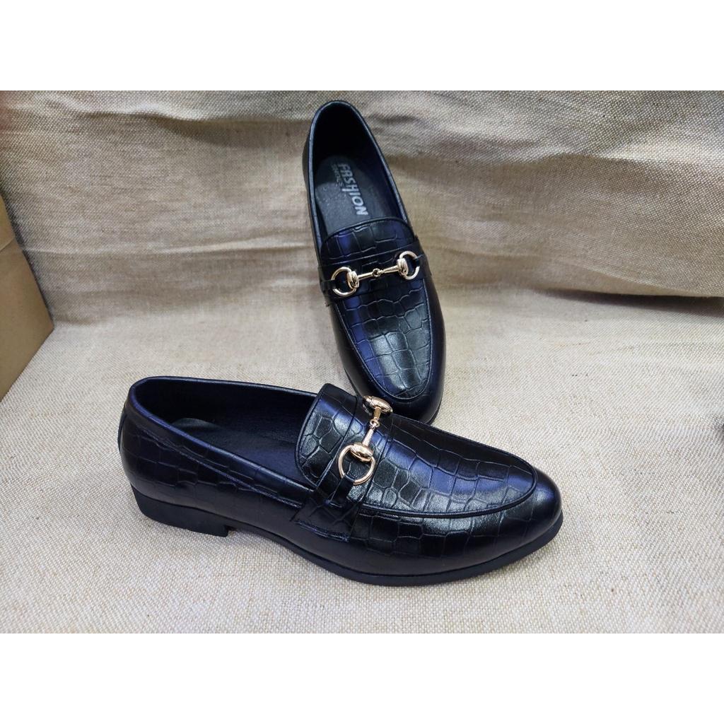 GIày lười nam da Pu siêu mềm siêu êm