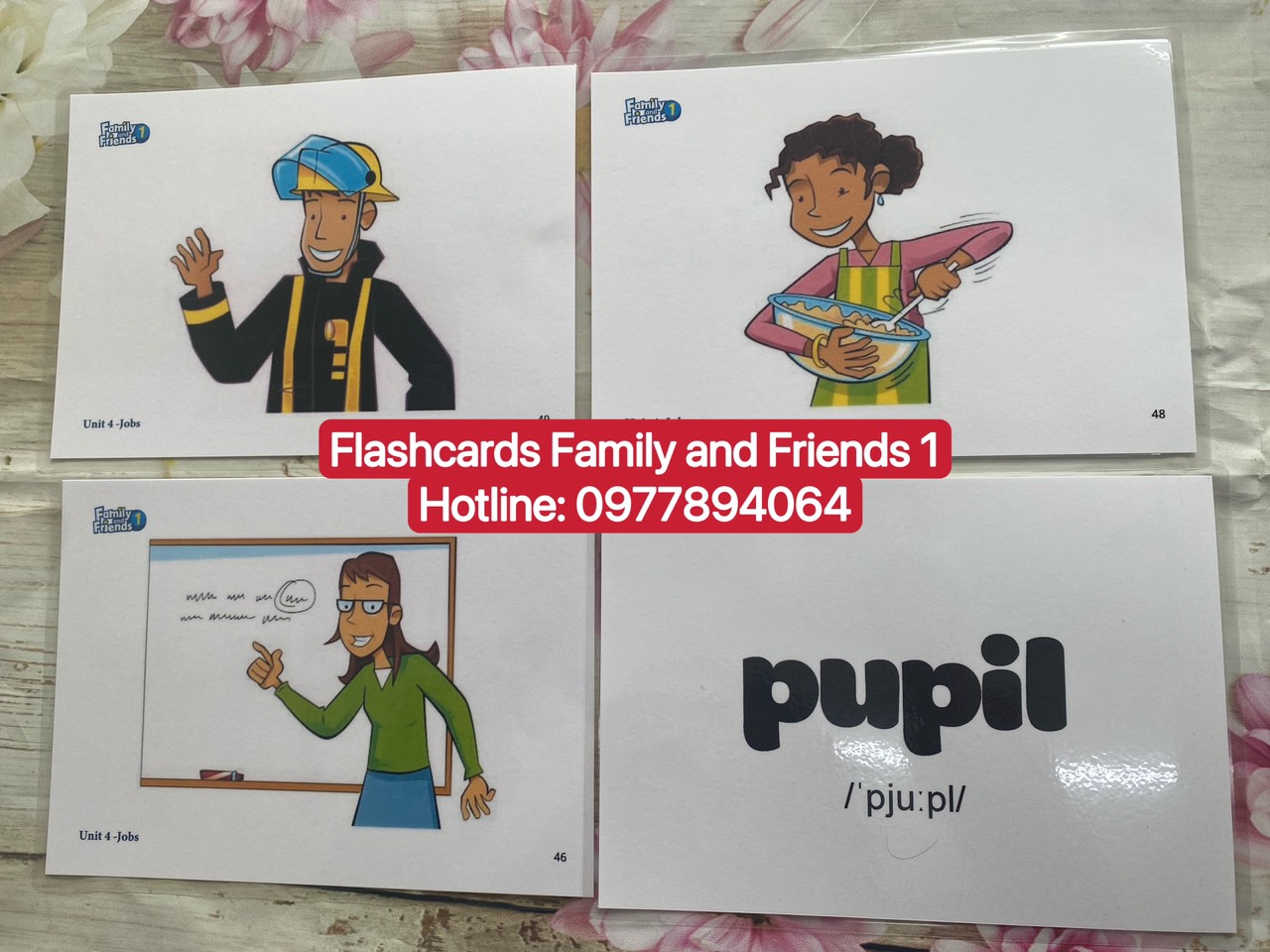 Flashcards Family and Friends 1- phiên bản 1st ( C300)