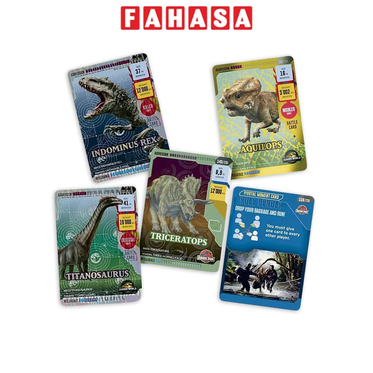 Gói Thẻ Hình Jurassic World Road - Panini (6 Card Ngẫu Nhiên/Túi)