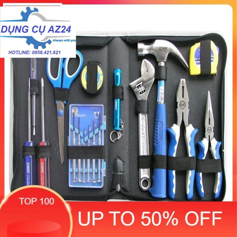 Bộ dụng cụ gia dụng 18psc K0002 Cmart  RẺ NHẤT THỊ TRƯỜNG