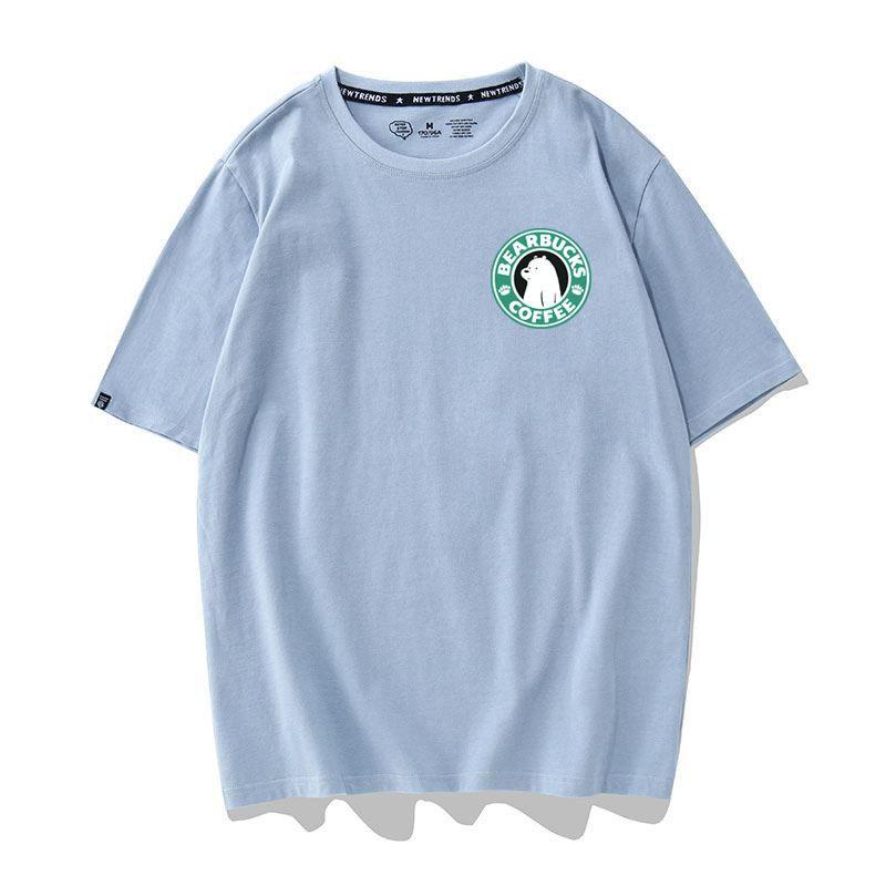  Áo Thun Unisex Nam Nữ Hình Icon Gấu Nhiều Màu - Unisex - Cotton - Mã AT022