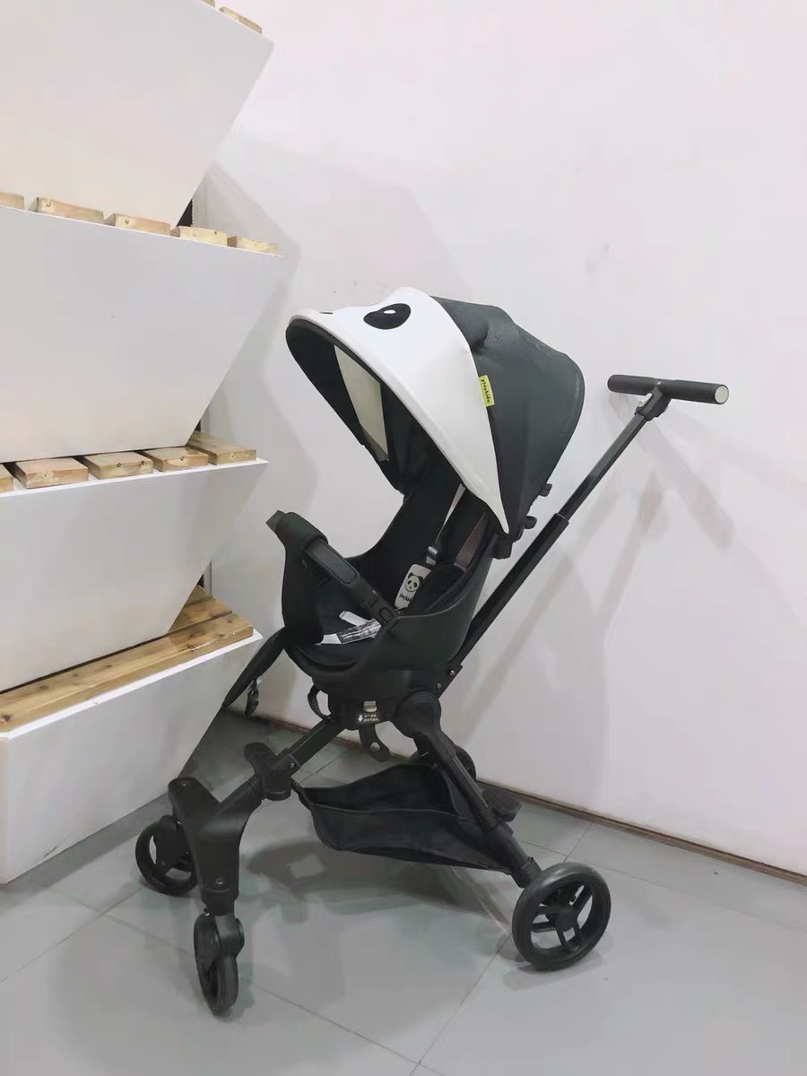 Xe đẩy du lịch gấp gọn ghế xoay 360 độ