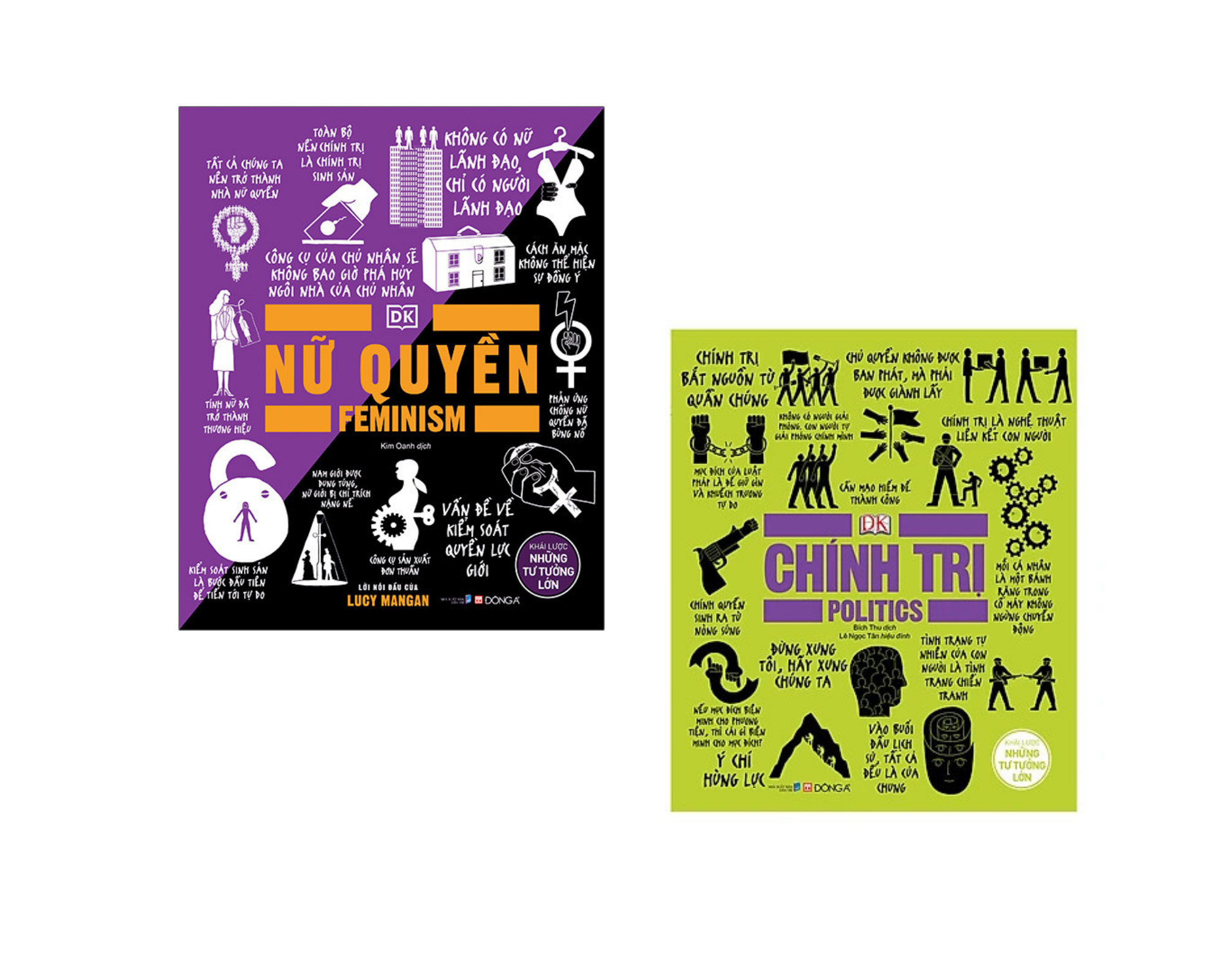 Combo 2Q: Nữ Quyền - Khái Lược Những Tư Tưởng Lớn + Chính Trị - Khái Lược Những Tư Tưởng Lớn