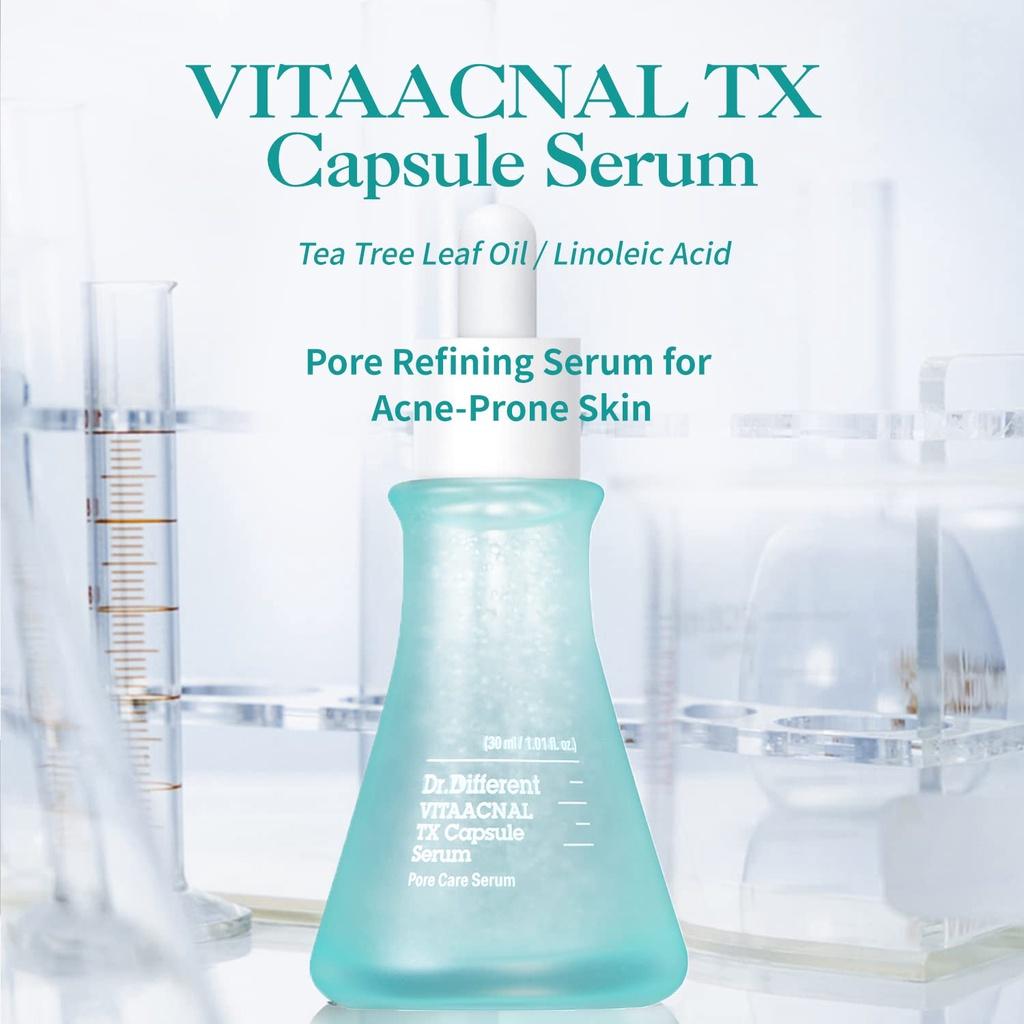 Serum kiểm soát dầu nhờn, se khít lỗ chân lông DR.DIFFERENT VITA ACNAL TX - Hee's Beauty