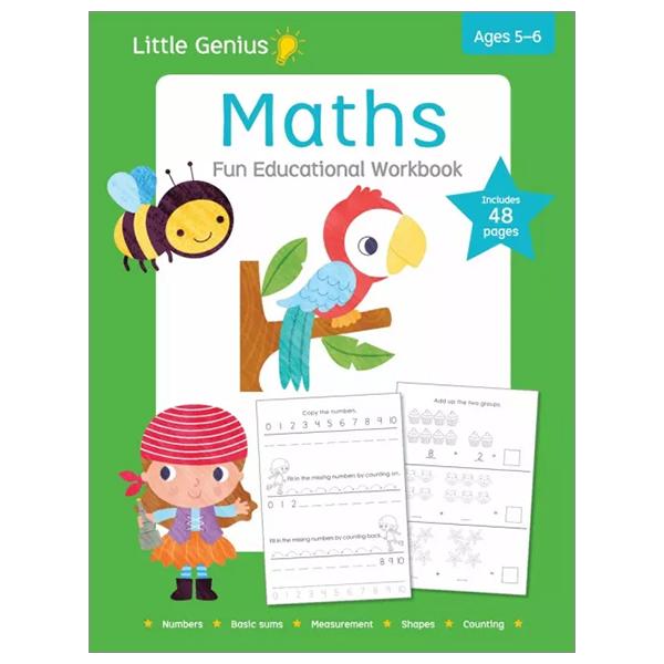 Little Genius: Maths Fun Educational Workbook