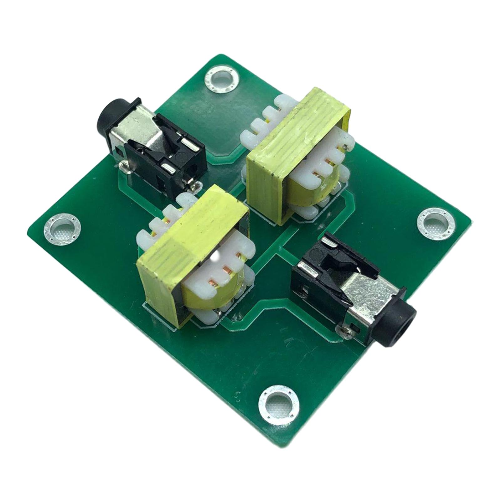 1pc Common Ground Audio Stereo Isolator Signal Noise Filter Board Computer Audio High Reducibility