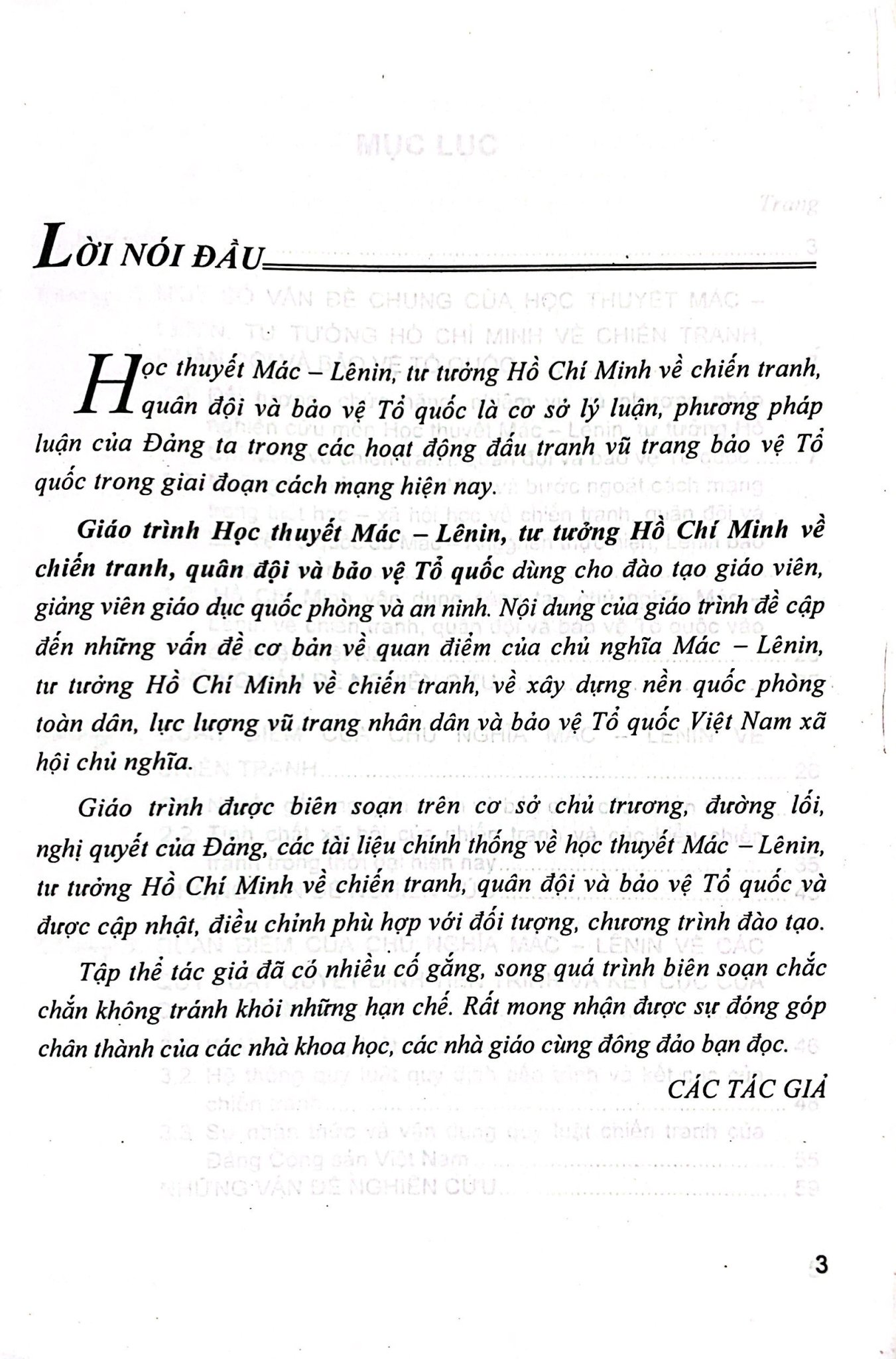 Giáo Trình Học Thuyết Mác - Lênin, Tư Tưởng Hồ Chí Minh Về Chiến Tranh, Quân Đội Và Bảo Vệ Tổ Quốc