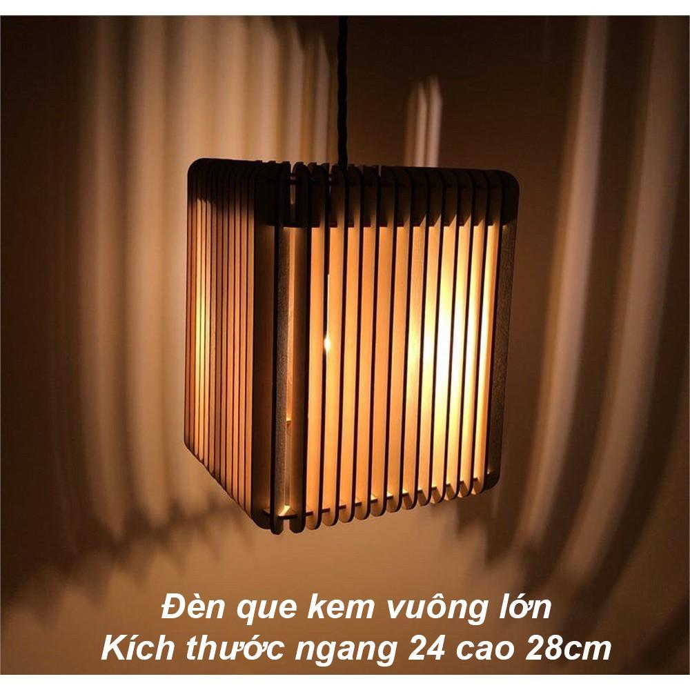 Đèn gỗ trang trí thả trần, decor nội thất,cafe, nhà hàng ,bar ,khách sạn chất liệu cao cấp LP081