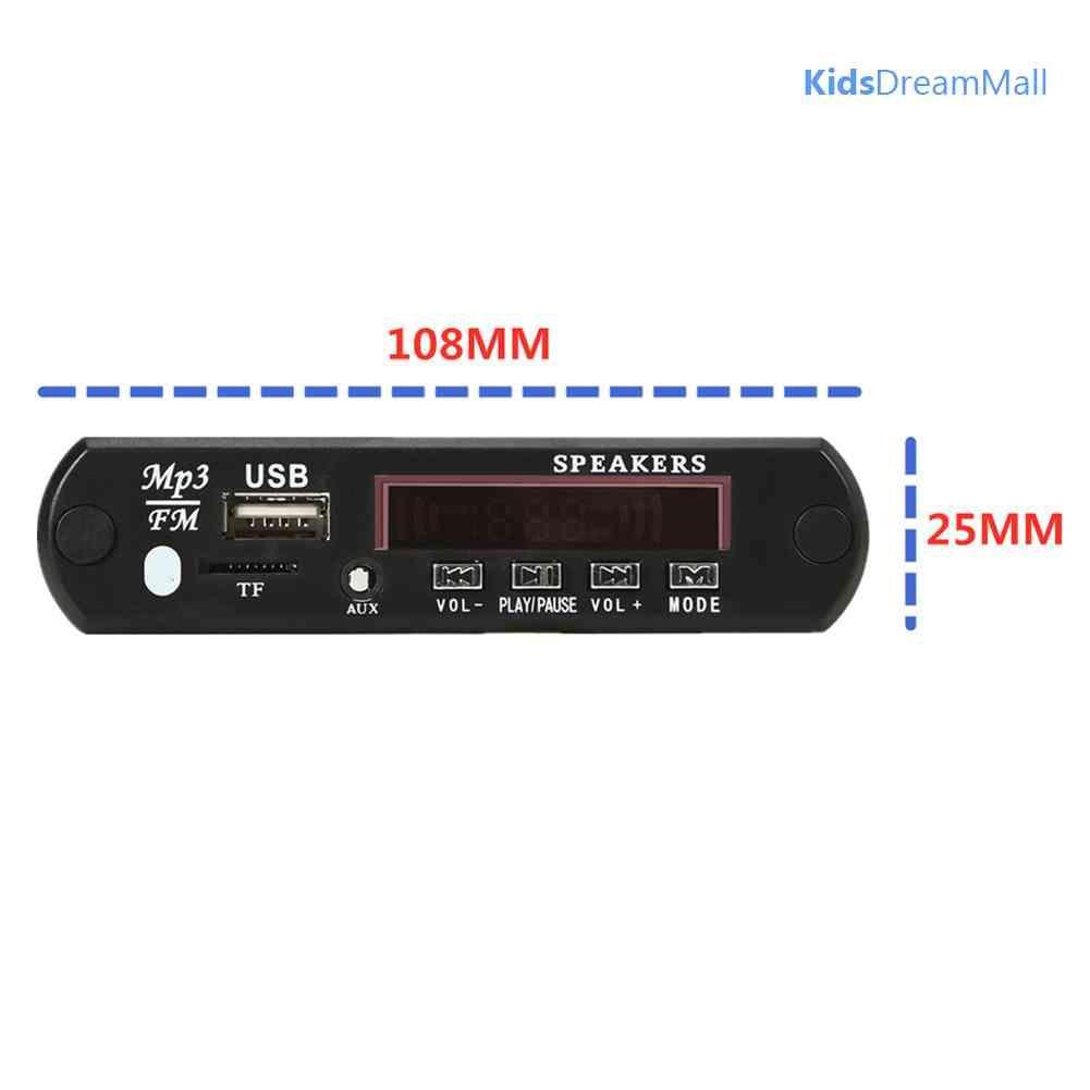 Mới Bảng Mạch Khuếch Đại Âm Thanh MP3 Bluetooth DC 8V-24V 2 X 60W