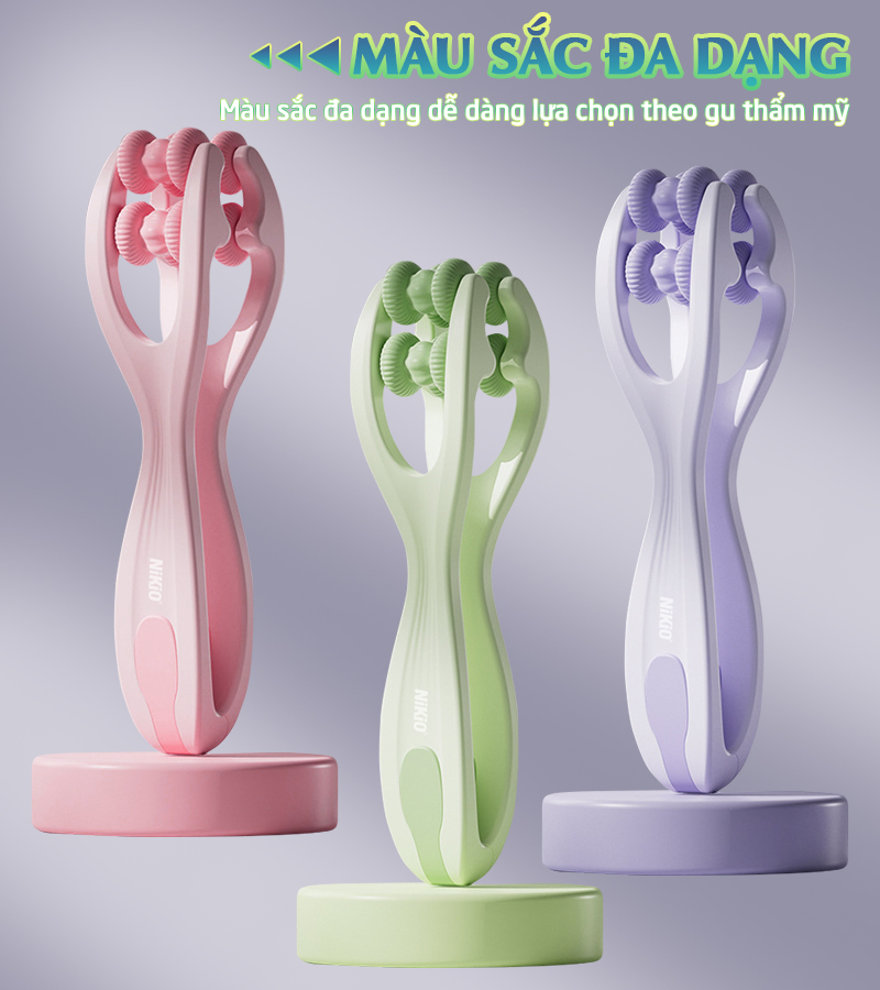 Con lăn cao su massage ngón tay Nikio NK-02C - Xoa bóp ngón tay, các khớp ngón tay