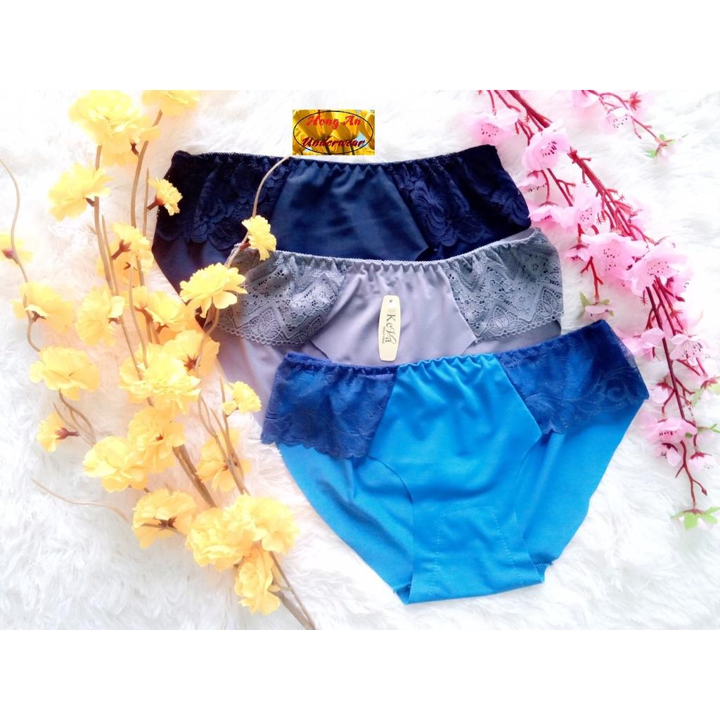 Set 5 Quần lót su phối ren 2 bên, Combo 5 lót su mát lạnh