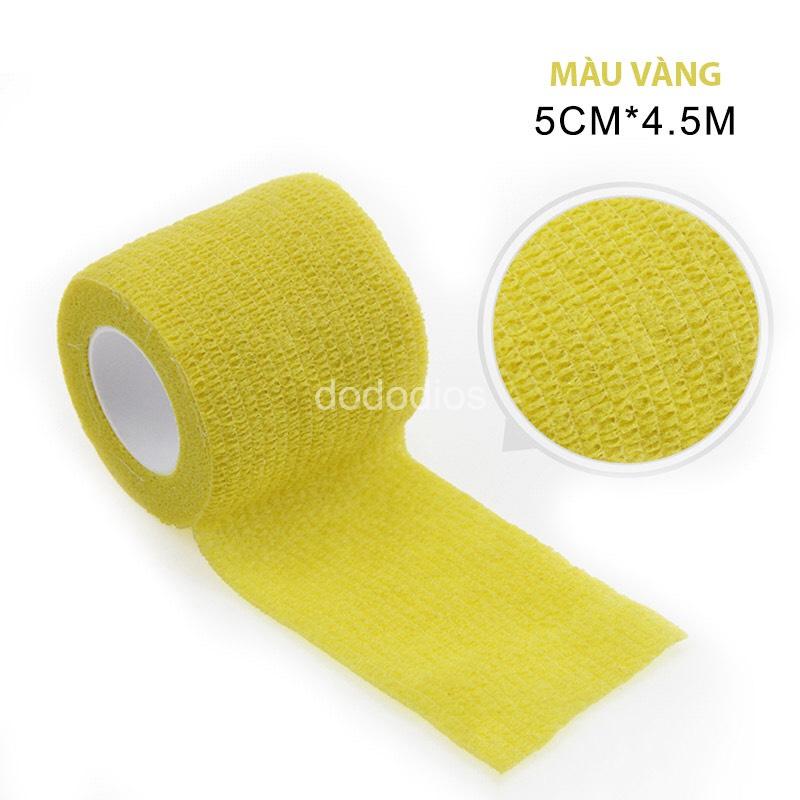 Băng Keo Thể Thao Tự Dính Đá Bóng Cuốn Cổ Chân Cổ Tay Cao Su Non Vải Chống Chấn Thương - Hàng chính dododios