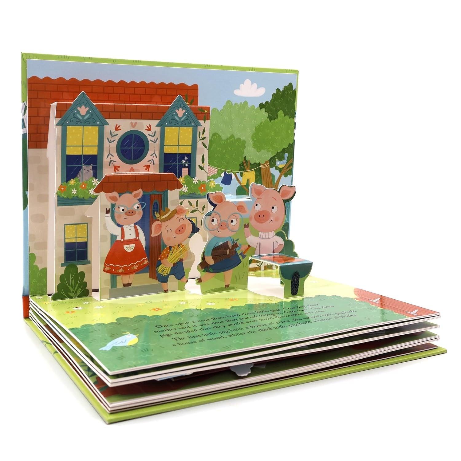 Sách Fairy Tale Pop Up - Three Little Pigs