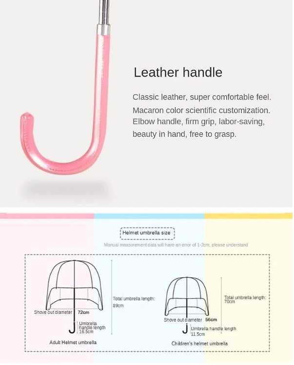 Dù đi nắng che mưa cho Trẻ Em Helmet Umbrella Cực Dễ Thương