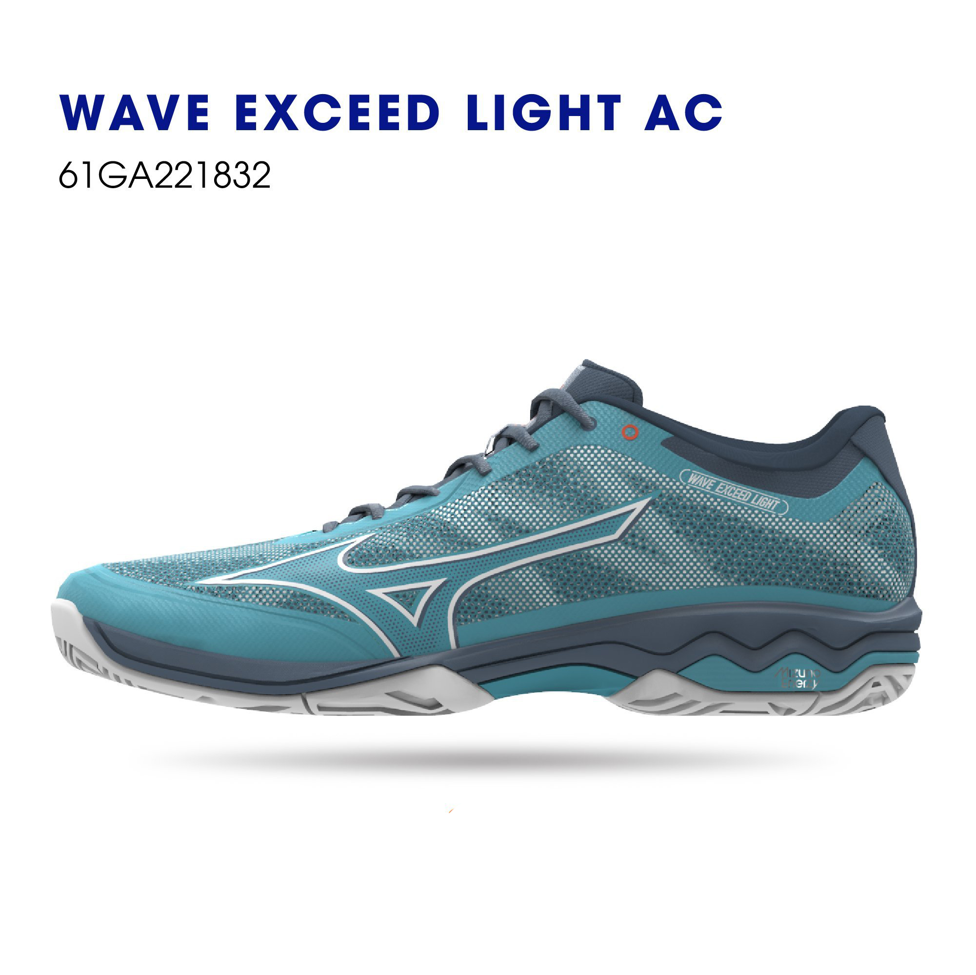 Giày cầu lông mizuno Wave Exceed Light AC có 2 màu lựa chọn 61GA221832, 61GA221836-tặng tất thể thao bendu