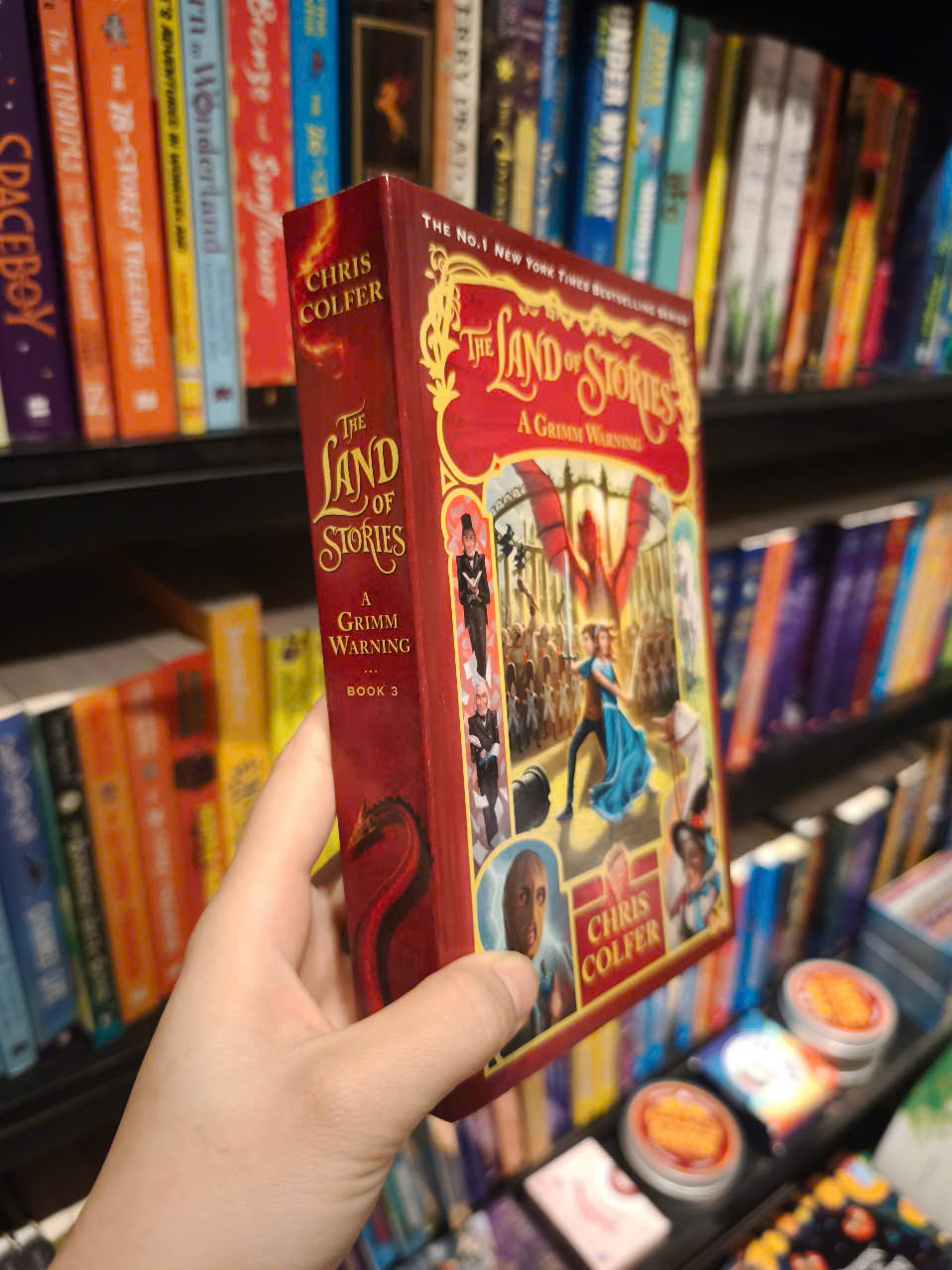 Sách - The Land of Stories A Grimm Warning by Chris Colfer - Children's Books In English