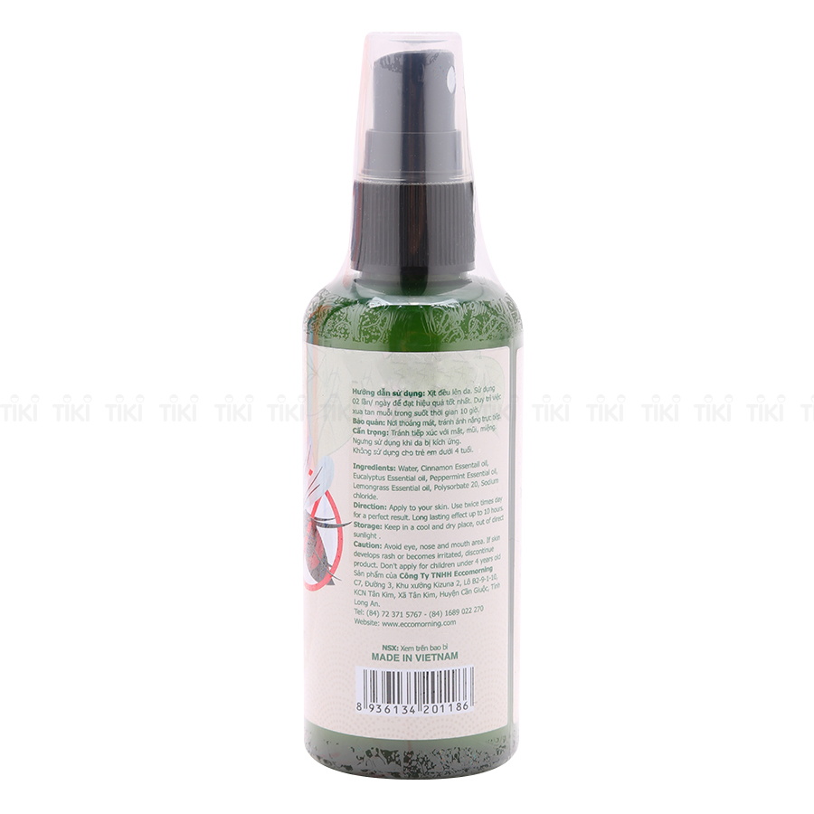 Xịt chống muỗi Goodbye Mosquito ECCOMORNING (90ml)