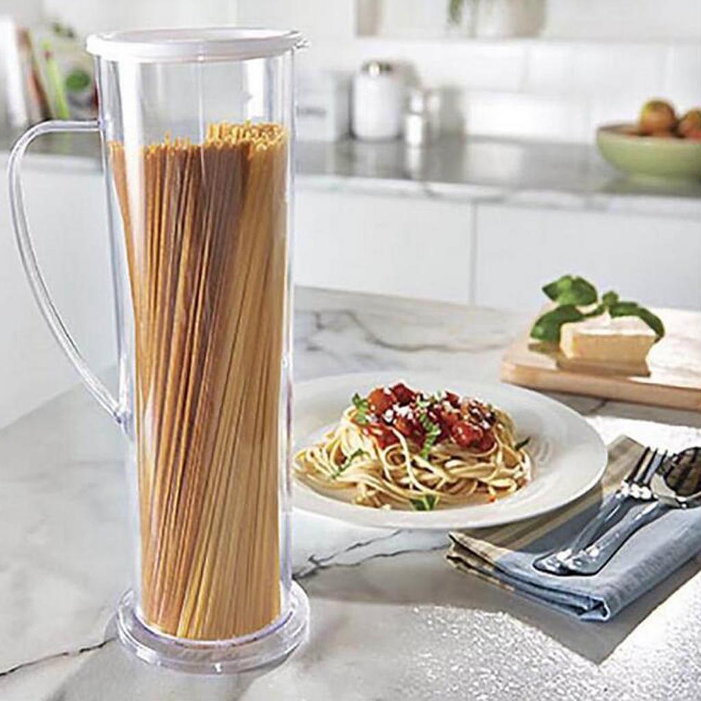 Spaghetti Noodle Jar Pasta Cup Transparent Cup Plastic with Filter Lid