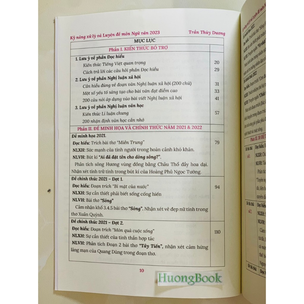 Sách - Kỹ năng xử lý và Luyện đề Môn Ngữ văn - 2023